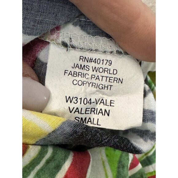 Jams World Ariana Midi sundress Dress size Small Valerian Print USA Made W3104 - Picture 8 of 9